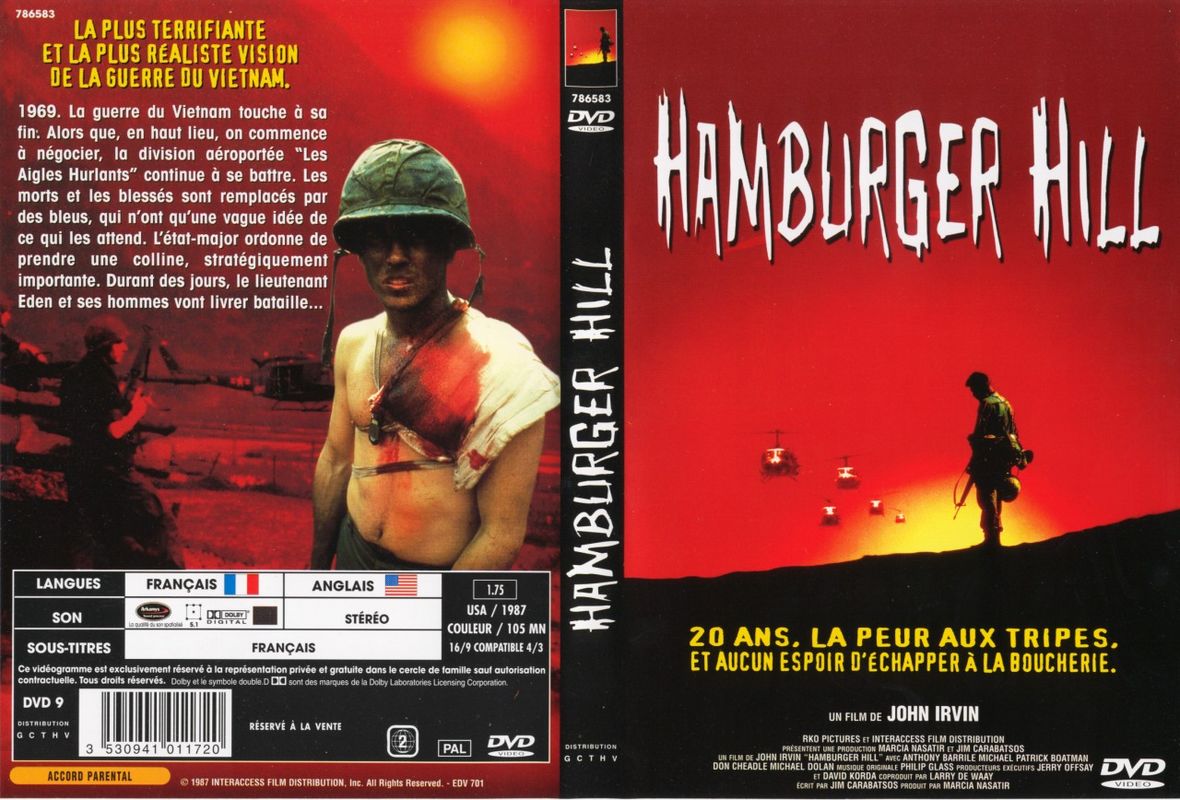 Jaquette DVD Hamburger Hill